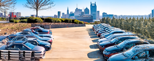 economy parking at the Nashville airport